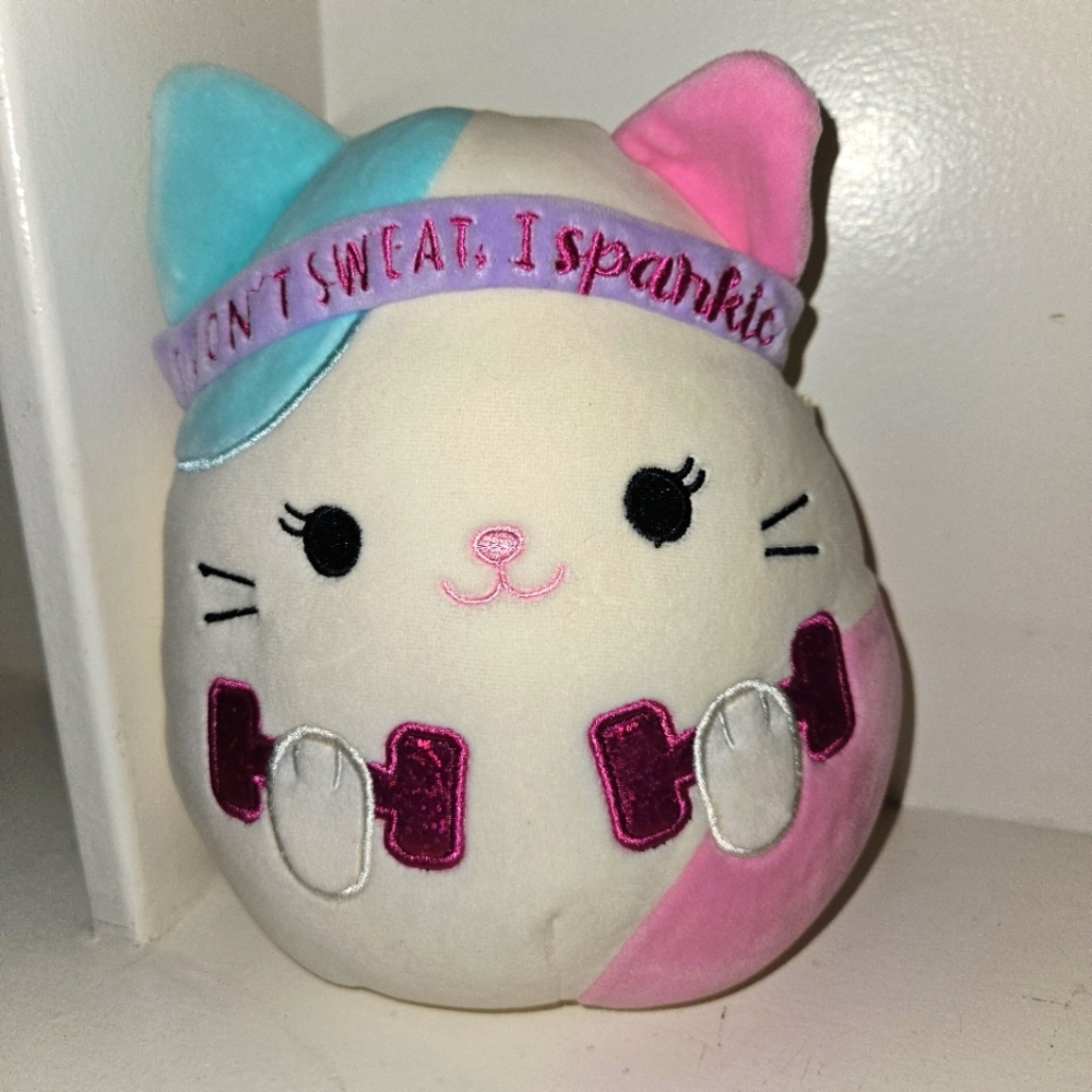 Squishmallows Wellness Squad 8" Caryl The Cat Plush